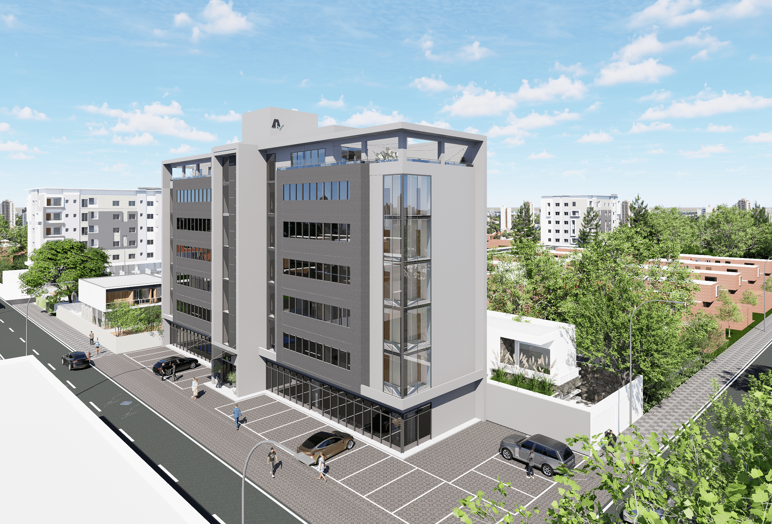 Edificio Actitud - Vista aérea