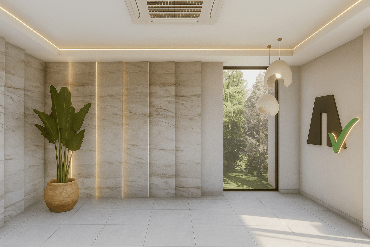 Palier - Lobby de amenities